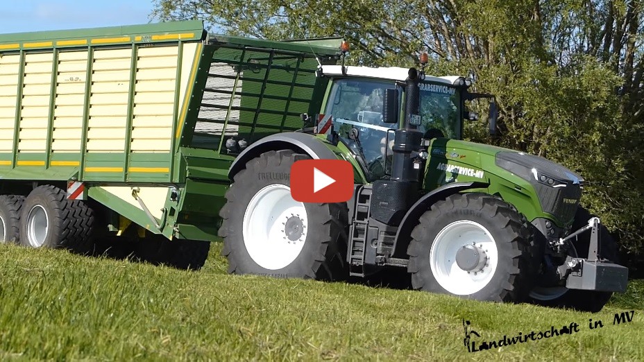 Gras H Ckseln Mit Agrarservice Mv Claas Jaguar Fendt