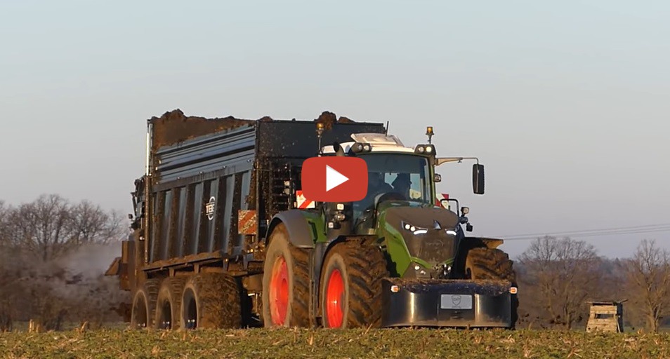 Agralohn M Ritz Mit Fendt Vario Und Eiinem Tebbe Streuer Am