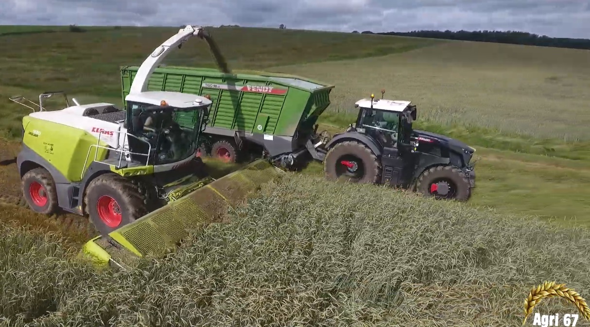 Gps Ernte In Frankreich Claas Fendt John Deere Und Case Ih