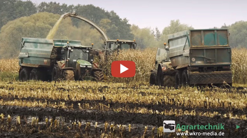 Spektakulär Maishäckseln Im Schlamm Claas Jaguar Fendt Traktoren