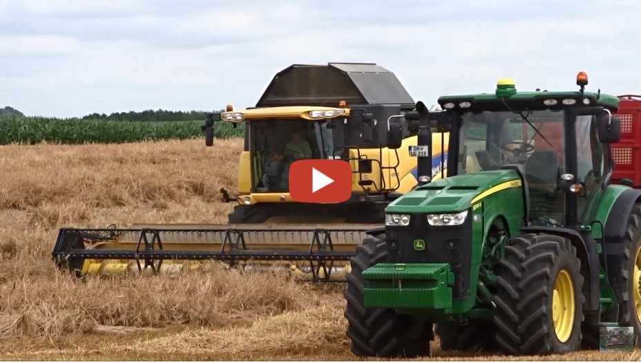 New HollandJohn Deere Annaburger / Getreideernte 2017 Landtechnik MV