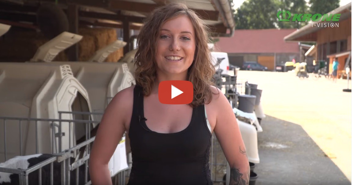 Lisa ist Landwirtin aus Sachsen und macht ihren Techniker für Landbau. 