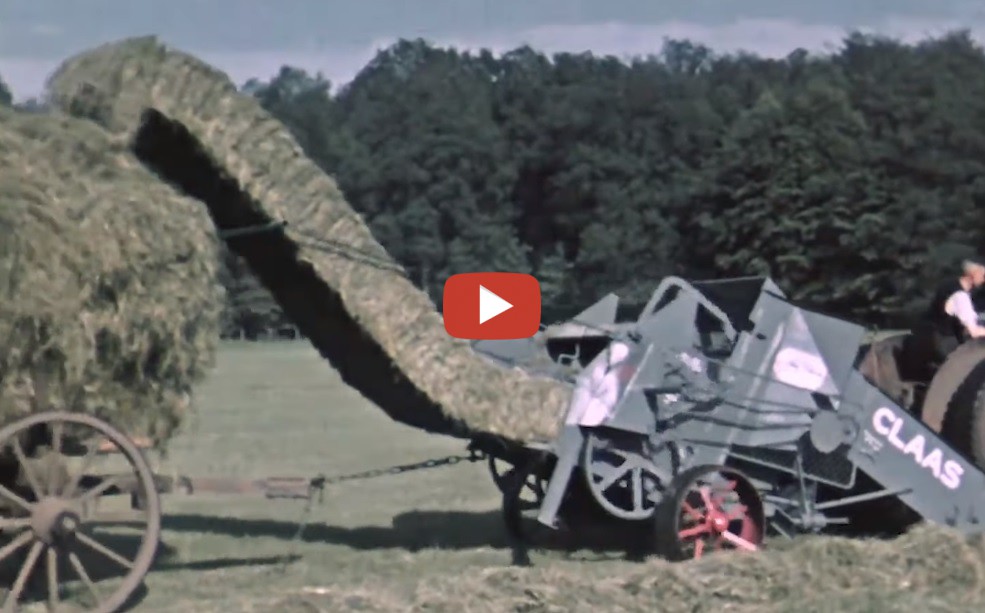 Die PICK UP Presse war 1934 ein großer Schritt in der Mechanisierung Die PICK UP Presse war 1934 ein großer Schritt in der Mechanisierung