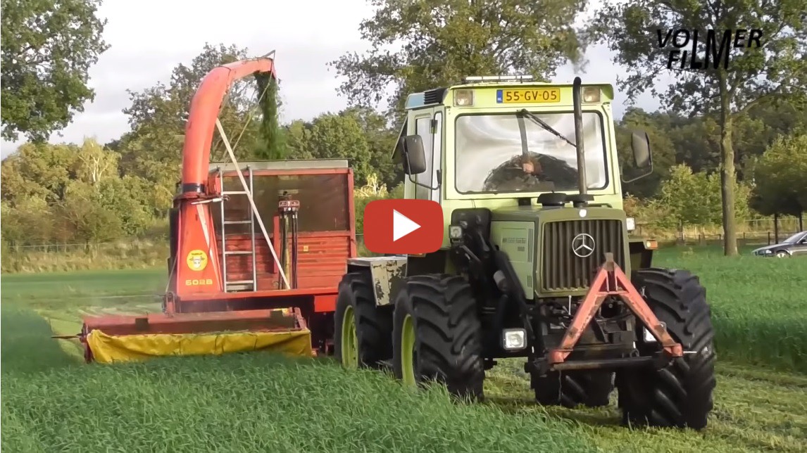 Zero-grazing! MB-Trac 900 Traktor mit Taarup 602B und Schuitemaker
