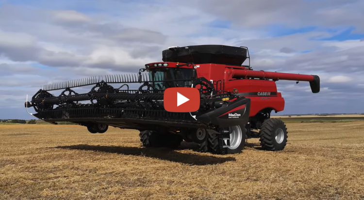 *Arbeiten auf einer Farm in Canada CASE IH Power Carlton Farm in