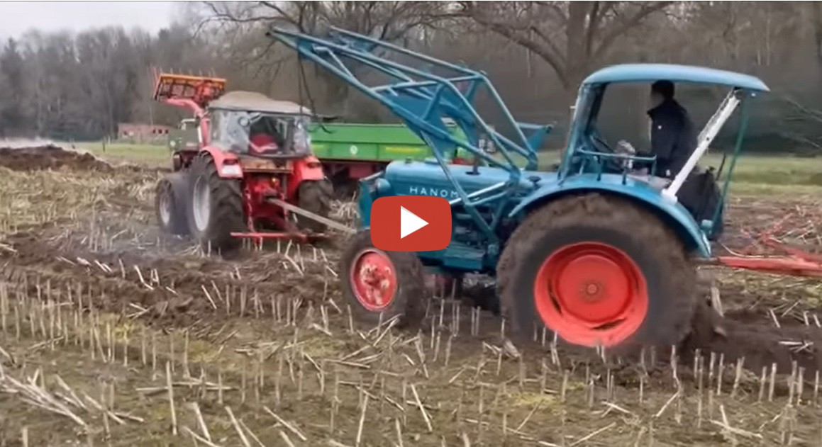 Allrad G Ldner Rettet Hanomag Deutz Und David Brown Beim Mist Fahren